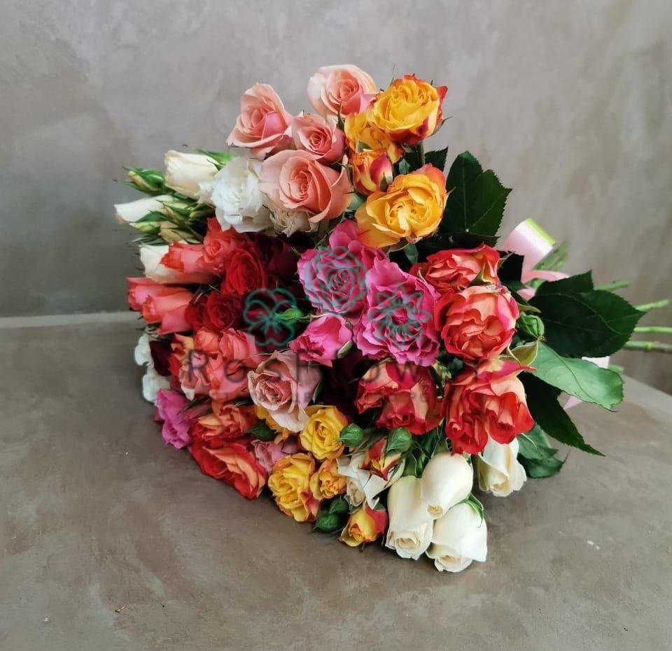 Букет цветов из: Розы в Романовке