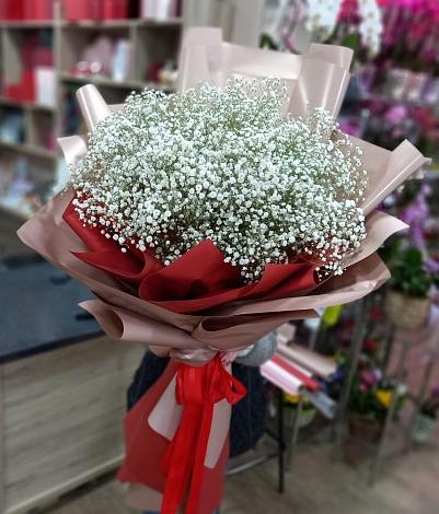 Букет цветов из: Гипсофила в Романовке