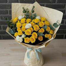 Букет цветов из:  Розы в Романовке
