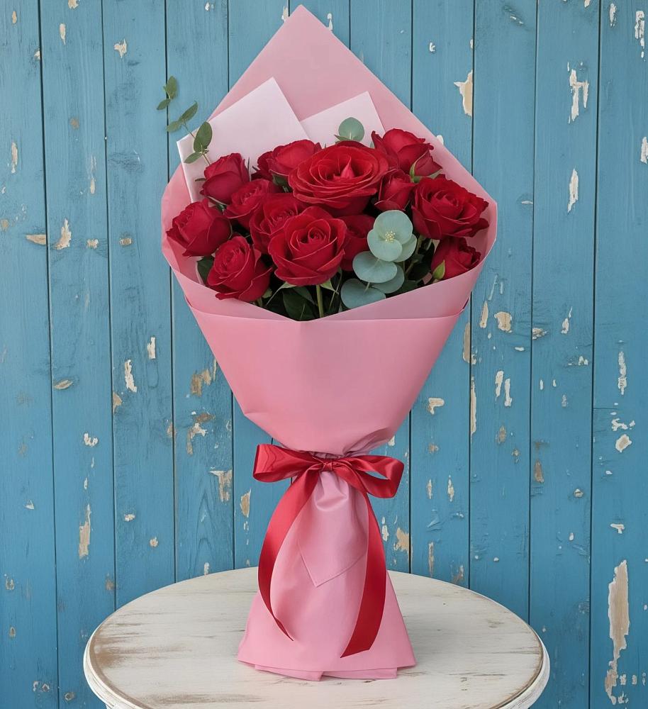 Букет цветов из: Розы в Романовке