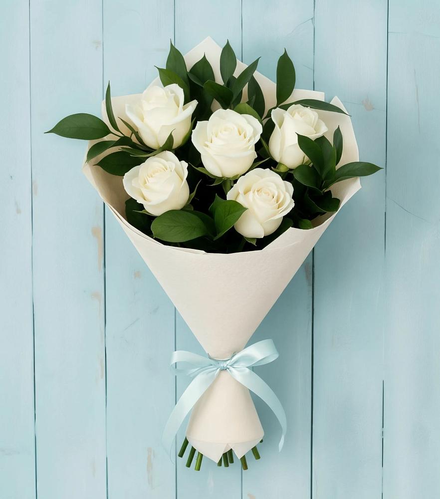 Букет цветов из: Розы в Романовке