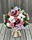 Букет цветов из: Альстромерии, Гвоздики, Розы и Хризантемы в Романовке