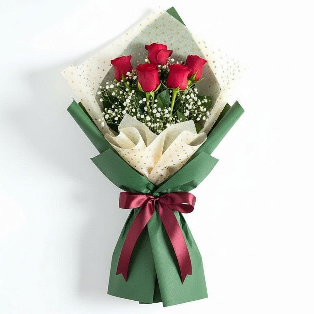 Букет цветов из: Розы в Романовке