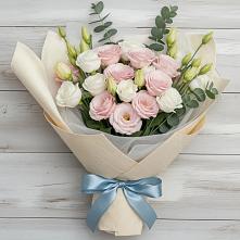 Букет цветов из:  Лизиантусы #REPLACE_PRED# Романовке