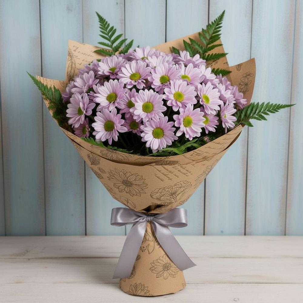 Букет цветов из: Хризантемы в Романовке