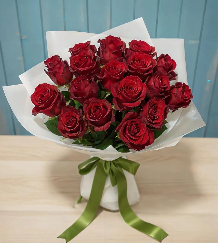 Букет Красные розы в Романовке