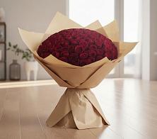 Букет 101 Красная роза в Романовке