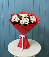 Букет цветов из:  Хризантемы #REPLACE_PRED# Романовке