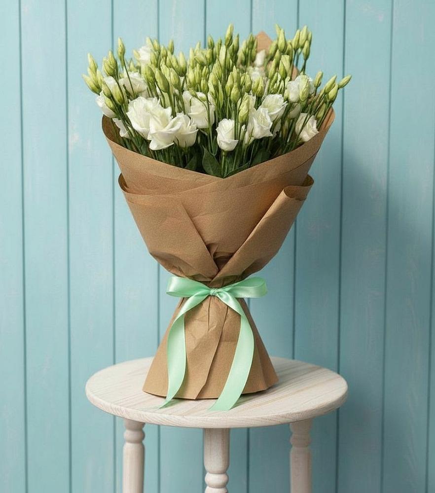 Букет цветов из: Лизиантусы в Романовке