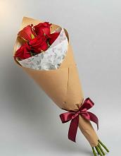Букет цветов из:  Розы в Романовке