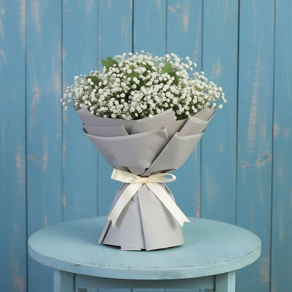 Букет цветов из: Гипсофила в Романовке