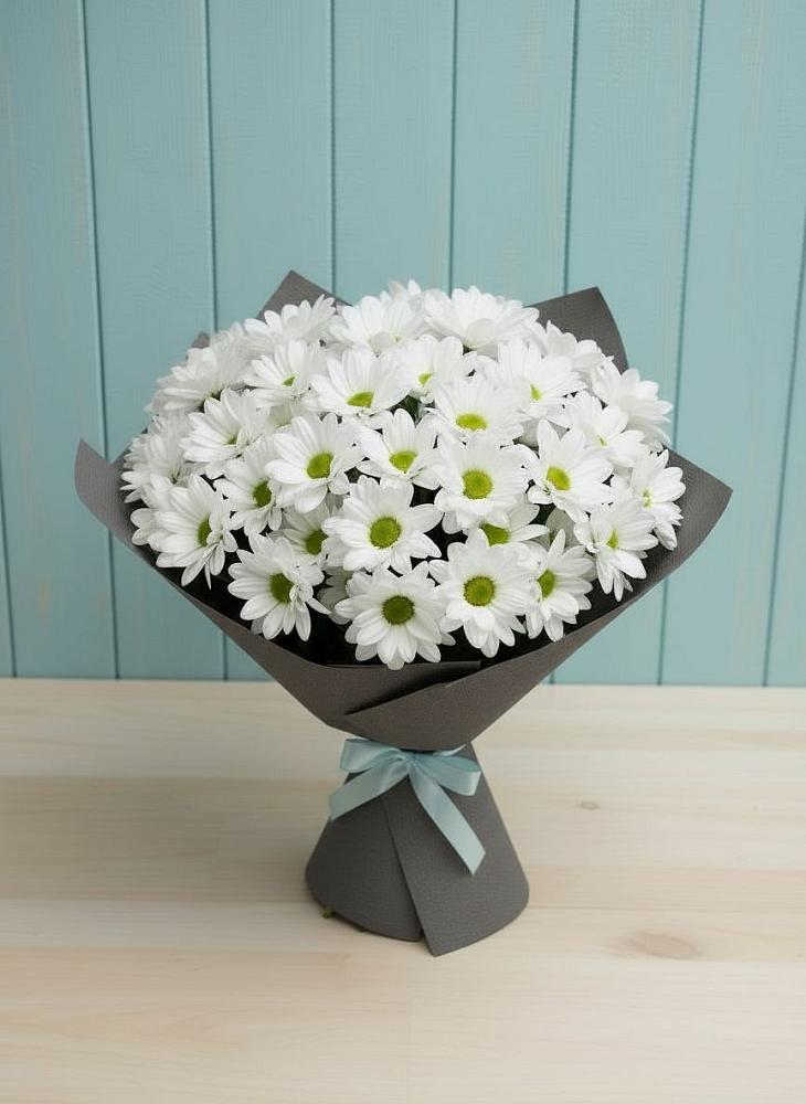 Букет цветов из: Хризантемы в Романовке