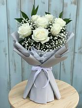 Букет цветов из:  Розы в Романовке