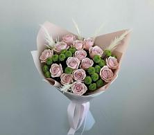 Букет цветов из:  Розы и Хризантемы в Романовке