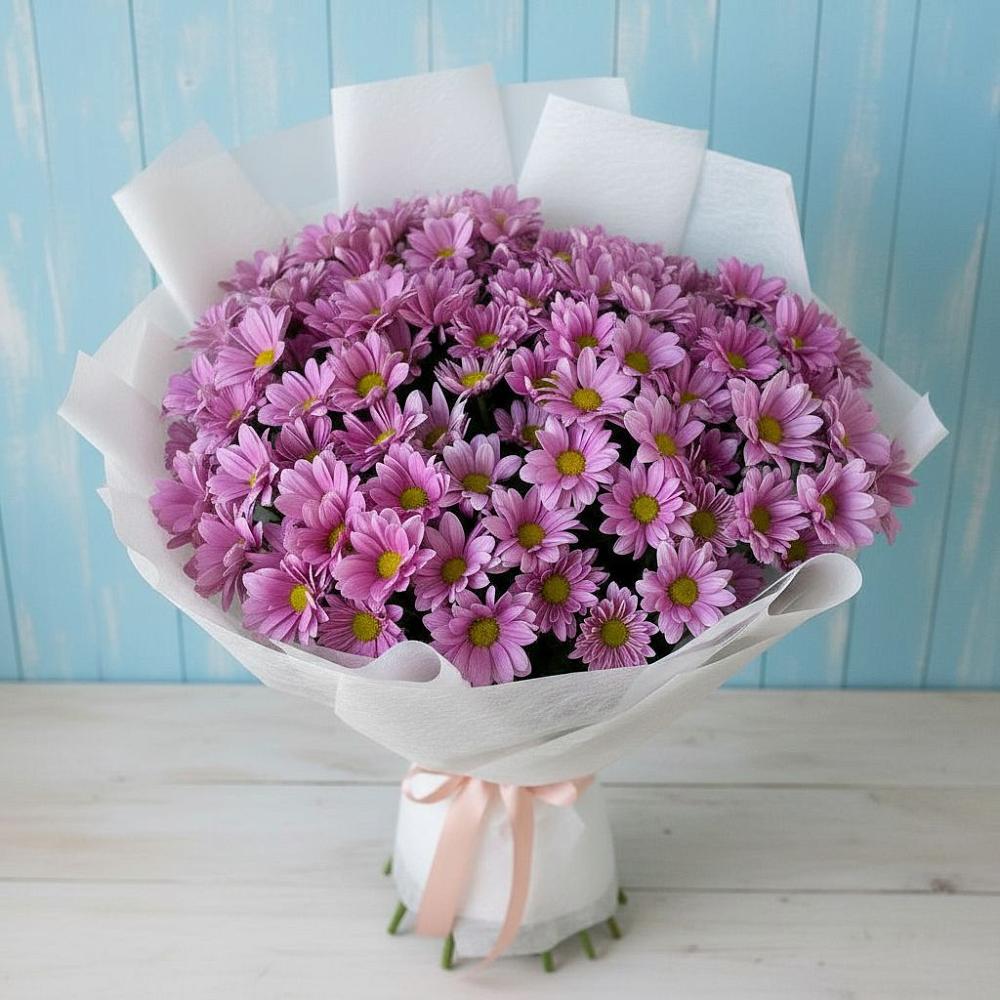 Букет цветов из: Хризантемы в Романовке