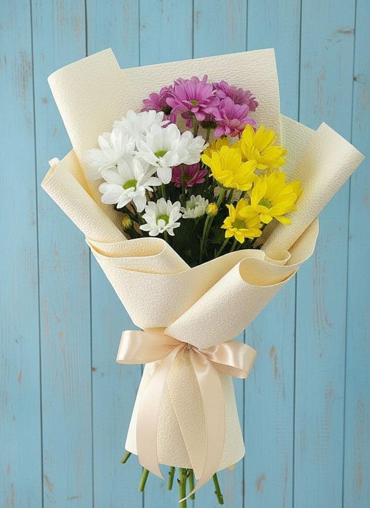 Букет цветов из: Хризантемы в Романовке