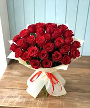 Букет 29 Красных роз в Романовке