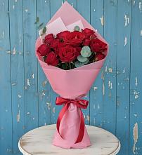 Букет цветов из:  Розы в Романовке
