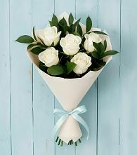 Букет цветов из:  Розы в Романовке