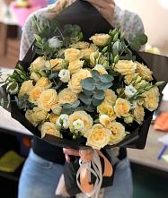 Букет цветов из:  Розы и Лизиантусы #REPLACE_PRED# Романовке