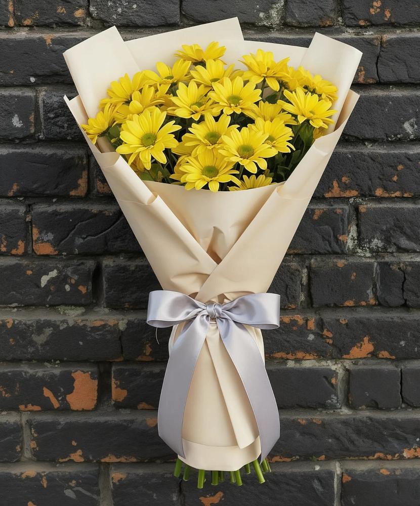 Букет цветов из: Хризантемы в Романовке