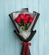Букет цветов из:  Розы в Романовке