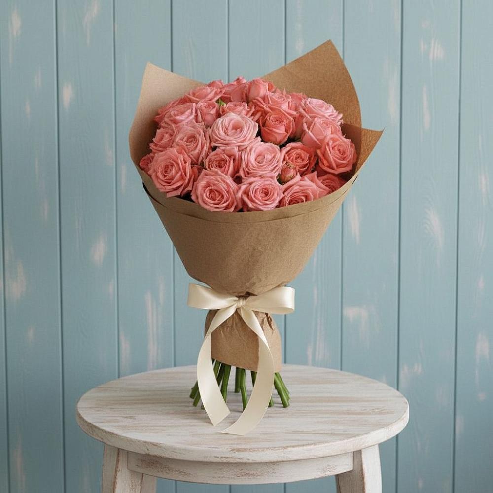 Букет цветов из: Розы в Романовке